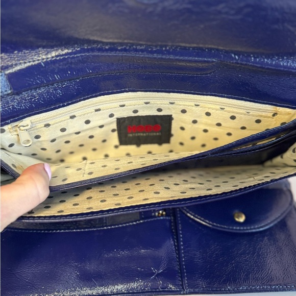 Hobo International navy patent leather envelope clutch - Picture 6 of 14